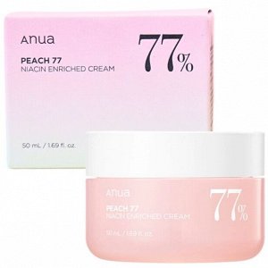 Обогащенный крем для гладкой кожи Anua Peach 77 Niacin Enriched Cream 50мл