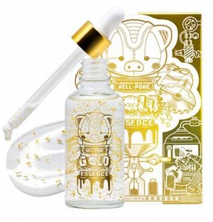 Увлажняющая эссенция с экстрактом золота Elizavecca Milky Piggy hell-pore gold essence 50мл