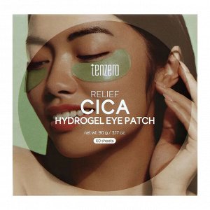 Гидрогелевые патчи для глаз с экстрактом центеллы Tenzero Relief Cica Hydrogel Eye Patch 90г