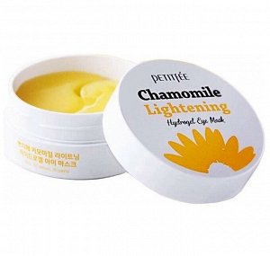 Патчи против темных кругов с экстрактом ромашки Petitfee Chamomile Lightening Hydrogel Eye Mask 84г