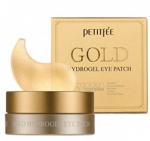 Гидрогелевые патчи с женьшенем и коллагеном Petitfee Gold Hydrogel Eye Patch 84г