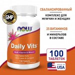 Мультивитамины Now Daily Vits Multi - 100 таблеток