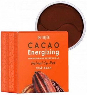 Тонизирующие гидрогелевые патчи с какао Petitfee Cacao Energizing Hydrogel Eye Mask 84г