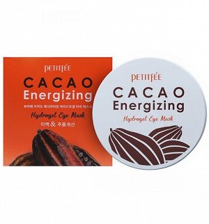 Тонизирующие гидрогелевые патчи с какао Petitfee Cacao Energizing Hydrogel Eye Mask 84г