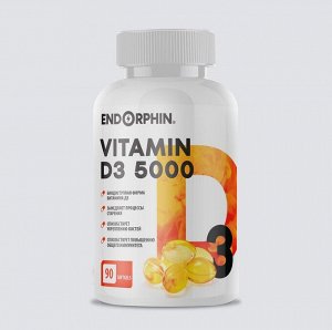 Витамин Д3 Endorphin Vitamin D3 5000 - 90 капсул.
