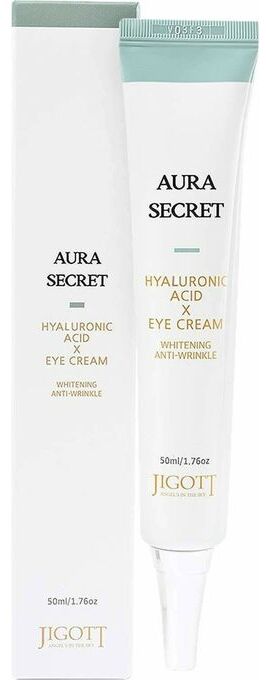 Крем для области вокруг глаз с гиалуроновой кислотой Jigott Aura Secret Hyaluronic Acid Eye Cream 50мл