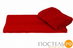 H0001103 Махровое полотенце 50x90 "RAINBOW", красный, 100% Хлопок