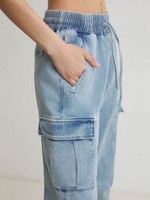 Женские джинсы карго
