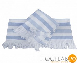 H0000820 Махровое полотенце 50x90 "STRIPE", голубой, 100% Хлопок 340 гр/м2