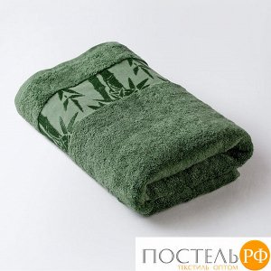 Полотенце "Бамбук" 90x150 зеленый (Turf Green)