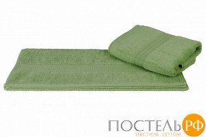 H0001371 Махровое полотенце 30x50 "RAINBOW"(500г.), зелёный, 100% Хлопок