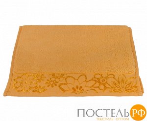 H0000003 Махровое полотенце 30x50 "DORA", св.оранжевый, 100% хлопок