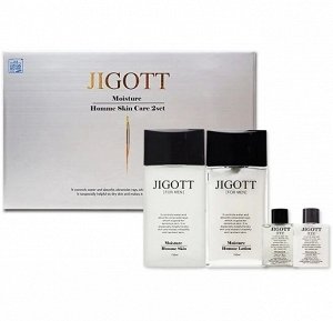 Мужской набор Jigott увлажняющие средства для лица Moisture Skin Care 2 Set (тонер, лосьон)