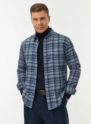 Рубашка хлопковая с длинным рукавом
