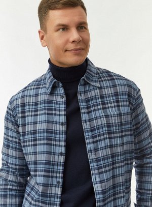 Рубашка хлопковая с длинным рукавом