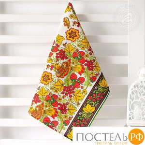 Полотенце кухонное из рогожки 50 * 70 Кадриль (арт. ПКР50.70)