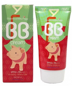 BB-крем с SPF50+/PA+++ Elizavecca Milky Piggy BB cream 50г