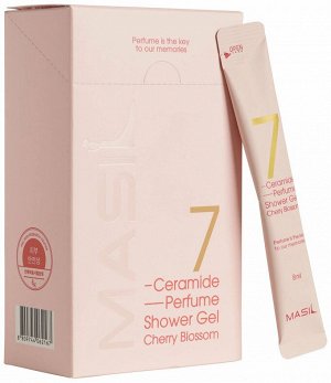 Парфюмированный гель для душа с керамидами Masil 7 Ceramide Perfume аромат CHERRY BLOSSOM 8мл*20шт