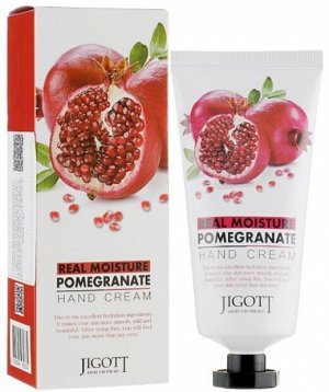 Крем для рук увлажняющий с экстрактом граната Jigott Real Moisture 100мл