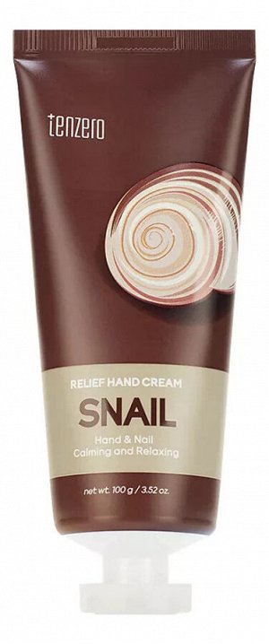 Крем для рук с муцином улитки Tenzero Relief Hand Cream Snail 100мл