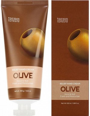 Крем для рук с экстрактом оливы Tenzero Relief Hand Cream Olive 100мл