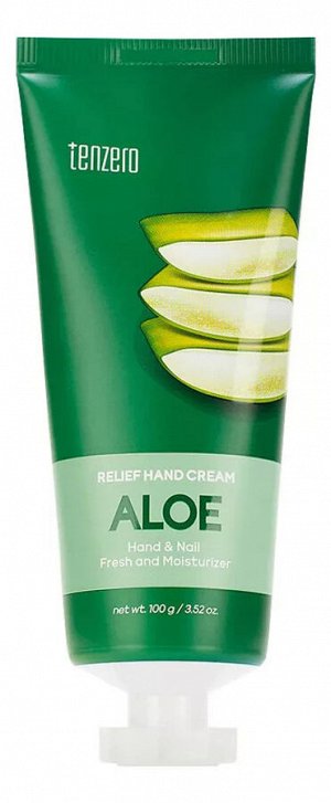Крем для рук с экстрактом алоэ Tenzero Relief Hand Cream Aloe 100мл