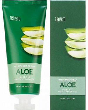 Крем для рук с экстрактом алоэ Tenzero Relief Hand Cream Aloe 100мл