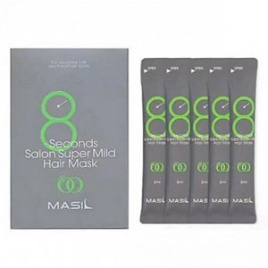 Маска для ослабленных волос Masil 8 Seconds Salon Super Mild Hair Mask 8мл*20шт