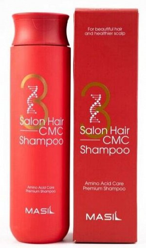 Восстанавливающий шампунь с керамидами Masil 3 Salon Hair CMC Shampoo 300мл