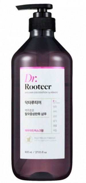 Шампунь с пивными дрожжами против выпадения волос с мускусным ароматом Dr. Rooteer Shampoo Musk 800мл