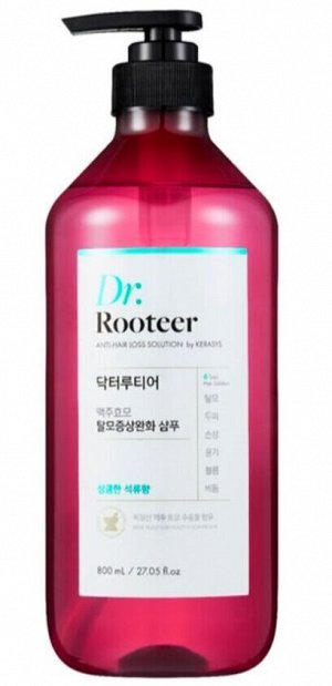 Шампунь с пивными дрожжами против выпадения волос с ароматом граната Dr. Rooteer Shampoo Pomegranate 800мл