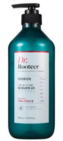 Шампунь с кофеином против выпадения волос с ароматом цитрусов Dr. Rooteer Shampoo Citrus 800мл