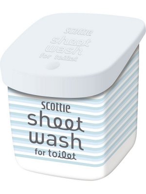 Влажные полотенца "Scottie" для обработки туалета с антибактериальным эффектом (водорастворимые, с легким мятным ароматом) 220х320мм 10 шт. / 12
