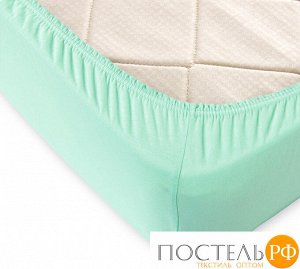 Р512Тмят Мята  простыня ТРИКОТАЖ 140*200*20 на резинке Р512Т 140гр