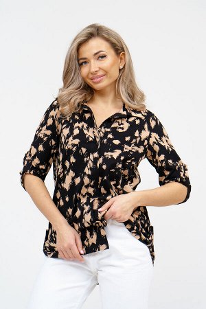 Рубашка Варианты расцветки: бежевый
Ткань: кулирка, Состав: 100% хлопок
Женская стильная туника - рубашка выполнена из 100% хлопчатобумажного полотна. Новый дизайн и отличное качество делает изделие м