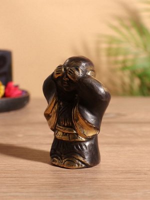 Сувенир «Монах», 5x4x8 см, бронза
