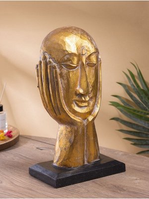 Сувенир интерьерный «Маска в руках», 20x13x35 см, дерево
