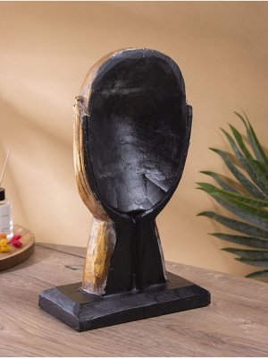 Сувенир интерьерный «Маска в руках», 20x13x35 см, дерево