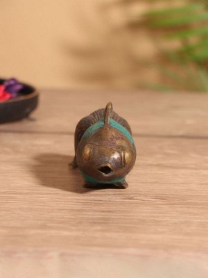 Сувенир «Рыбка», 11x5x5 см, бронза