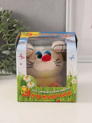 Набор для выращивания «ЭкоЖивчик. Кот Ниша», фигурка растущая в подарочной упаковке, МИКС