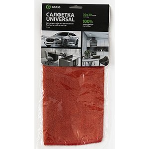 Салфетка микрофибра 220 гм 30*30 (1шт), шт