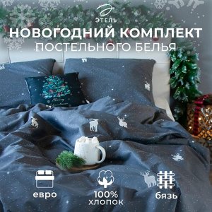 Постельное бельё "Этель" Евро Magic night 200х217 см, 220х240 см, 70х70 см - 2 шт, бязь