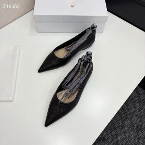 Балетки женские кожаные