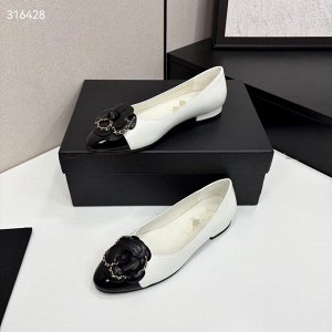 Балетки женские кожаные