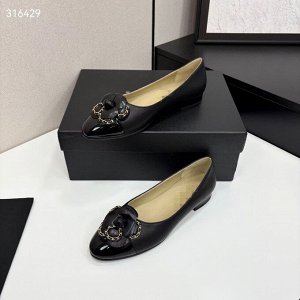Балетки женские кожаные