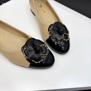 Балетки женские кожаные