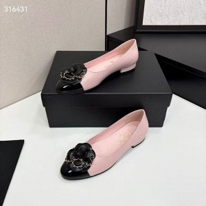 Балетки женские кожаные