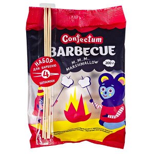 Маршмэллоу CONFECTUM BARBECUE ваниль м/у 200 г 1/10