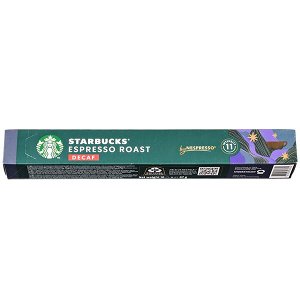 Кофе капсулы STARBUCKS Espresso Roast DECAF (10 капсул)