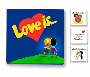 Набор 9 шоколадок "Love is"